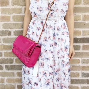 Pink Fleming Small Crossbody Tory Burch